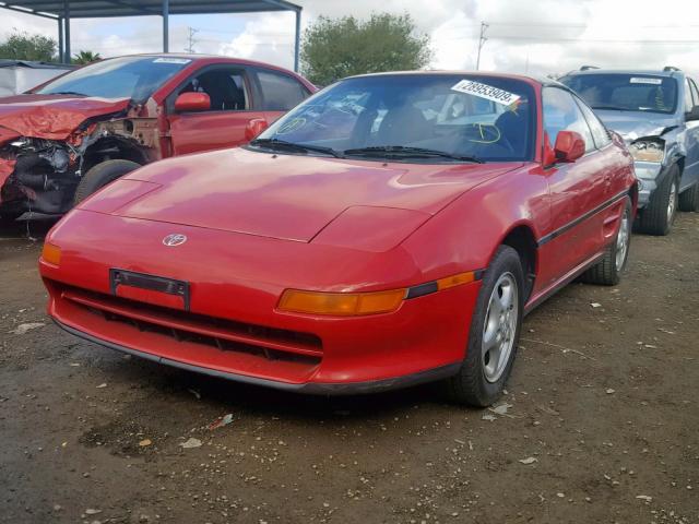 JT2SW21N7N0016483 - 1992 TOYOTA MR2 SPORT RED photo 2