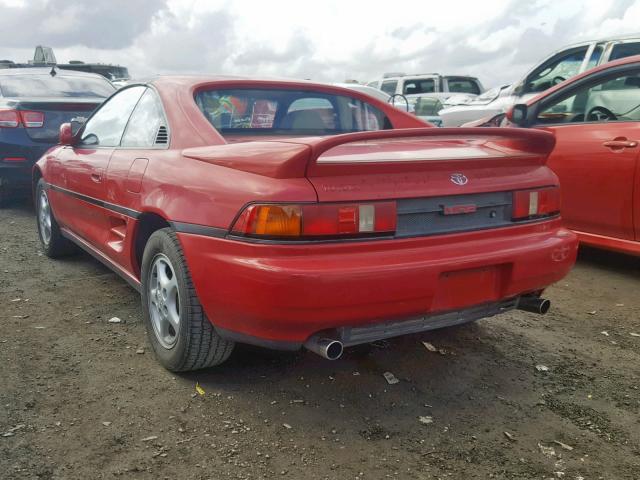 JT2SW21N7N0016483 - 1992 TOYOTA MR2 SPORT RED photo 3