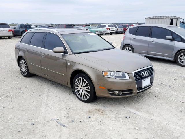 WAUKF78EX7A116243 - 2007 AUDI A4 2.0T AV BEIGE photo 1