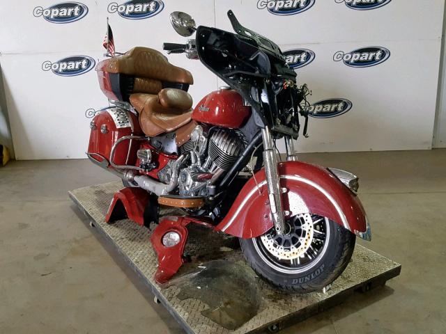 56KTRAAA5F3321257 - 2015 INDIAN MOTORCYCLE CO. ROADMASTER RED photo 1