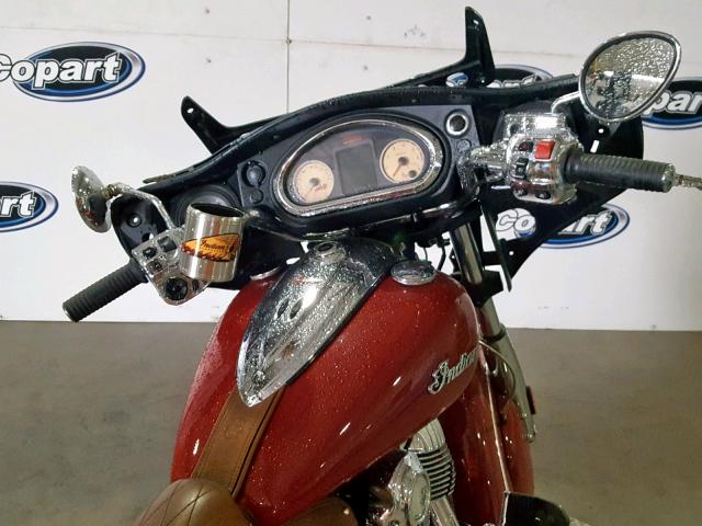 56KTRAAA5F3321257 - 2015 INDIAN MOTORCYCLE CO. ROADMASTER RED photo 5