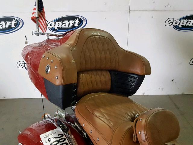 56KTRAAA5F3321257 - 2015 INDIAN MOTORCYCLE CO. ROADMASTER RED photo 6