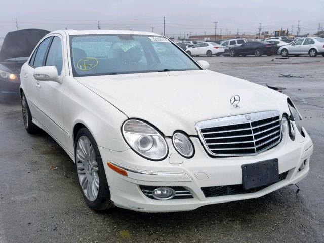 WDBUF56X68B195408 - 2008 MERCEDES-BENZ E 350 WHITE photo 1