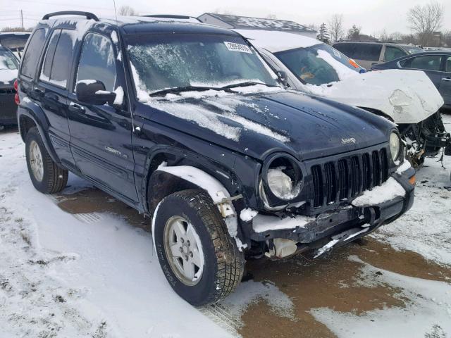 1J4GL58K32W175832 - 2002 JEEP LIBERTY LI BLACK photo 1