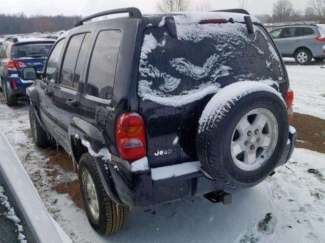 1J4GL58K32W175832 - 2002 JEEP LIBERTY LI BLACK photo 3