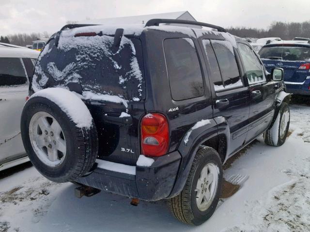 1J4GL58K32W175832 - 2002 JEEP LIBERTY LI BLACK photo 4