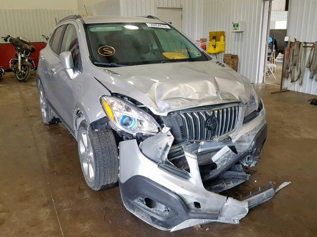 KL4CJASB0GB525969 - 2016 BUICK ENCORE SILVER photo 1