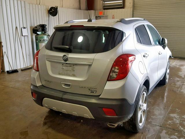 KL4CJASB0GB525969 - 2016 BUICK ENCORE SILVER photo 4