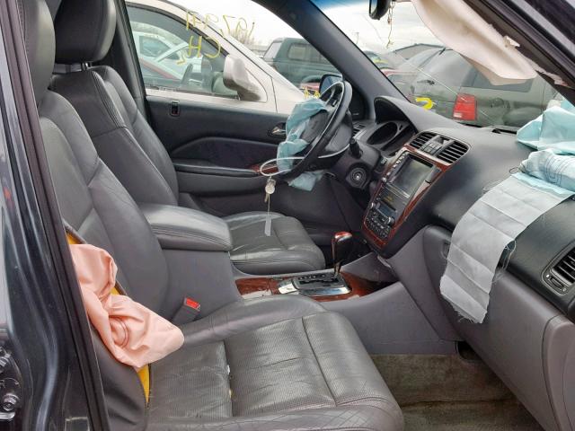 2HNYD18854H517586 - 2004 ACURA MDX TOURIN GRAY photo 5