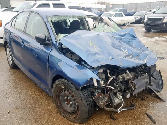 3VW267AJ3GM244298 - 2016 VOLKSWAGEN JETTA S BLUE photo 1