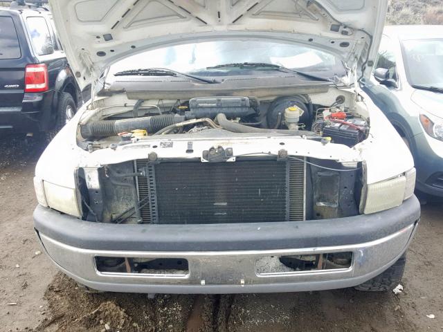 3B7KF23Z3YG104647 - 2000 DODGE RAM 2500 WHITE photo 7