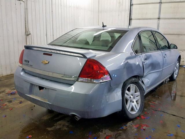 2G1WU581369278181 - 2006 CHEVROLET IMPALA LTZ BLUE photo 4