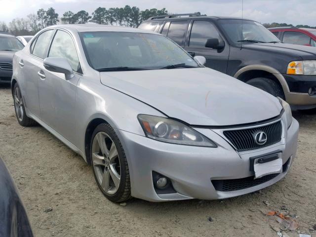 JTHBF5C28B5135314 - 2011 LEXUS IS 250 SILVER photo 1