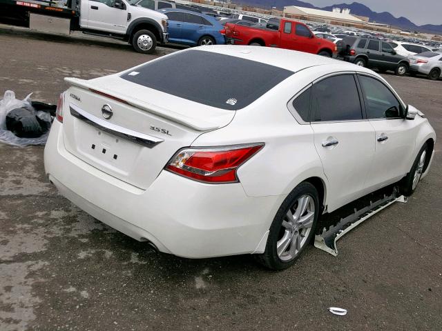 1N4BL3AP9FC199981 - 2015 NISSAN ALTIMA 3.5 WHITE photo 4