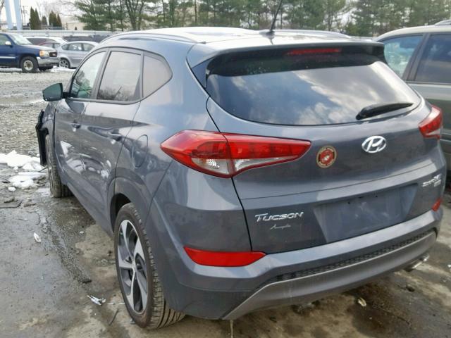 KM8J3CA2XGU169146 - 2016 HYUNDAI TUCSON LIM GRAY photo 3