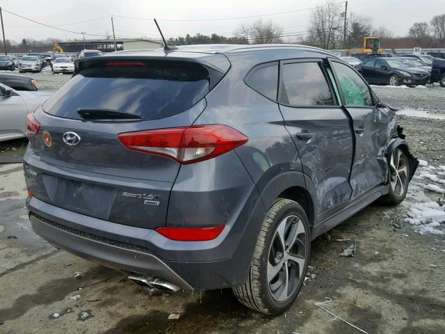 KM8J3CA2XGU169146 - 2016 HYUNDAI TUCSON LIM GRAY photo 4