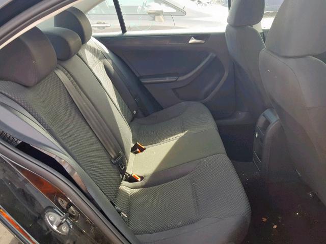 3VW2K7AJ4EM395126 - 2014 VOLKSWAGEN JETTA BASE BLACK photo 6