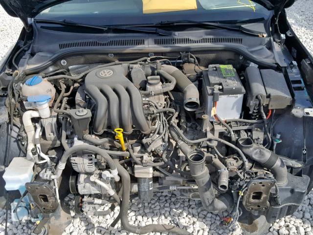 3VW2K7AJ4EM395126 - 2014 VOLKSWAGEN JETTA BASE BLACK photo 7