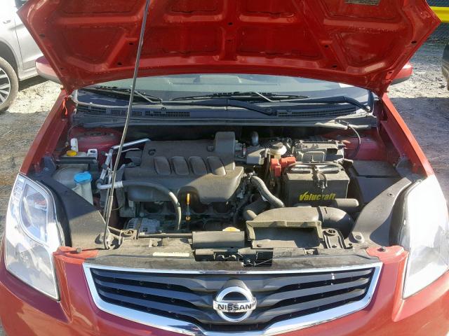 3N1AB6AP4CL773335 - 2012 NISSAN SENTRA 2.0 RED photo 7