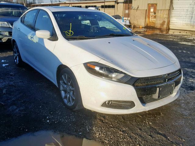 1C3CDFBB1ED767217 - 2014 DODGE DART SXT WHITE photo 1