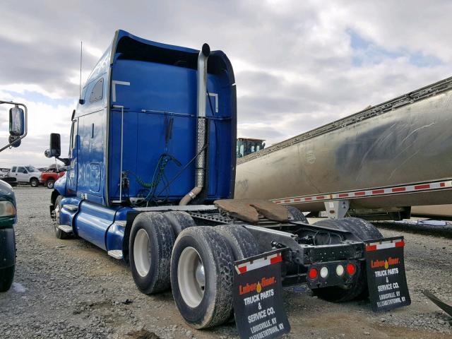 1XKTD49X68J219435 - 2008 KENWORTH CONSTRUCTI BLUE photo 3