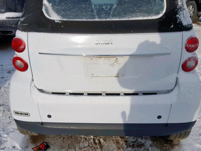 WMEEK31X09K213479 - 2009 SMART FORTWO PAS 白色 照片 7
