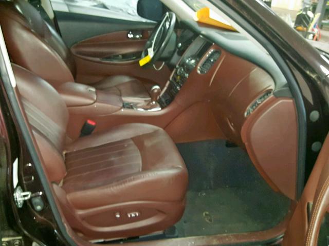 JNKAJ09F78M355467 - 2008 INFINITI EX35 BASE BROWN photo 5