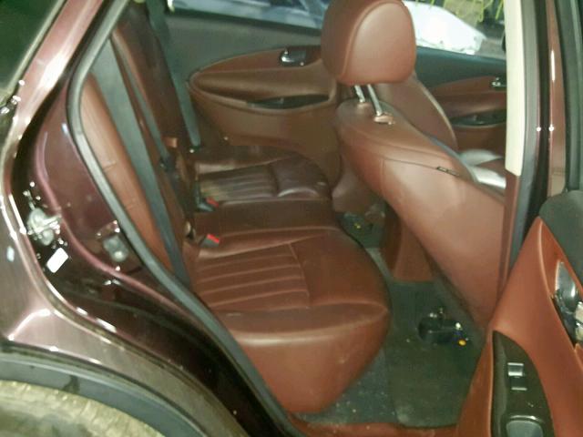JNKAJ09F78M355467 - 2008 INFINITI EX35 BASE BROWN photo 6
