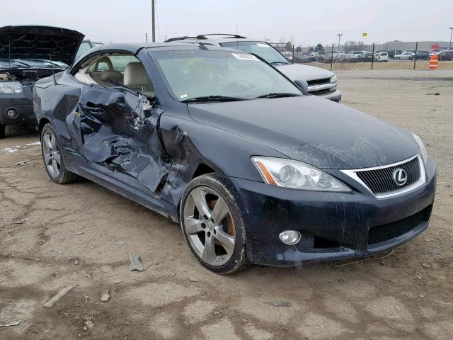 JTHFF2C2XA2513696 - 2010 LEXUS IS 250 BLACK photo 1