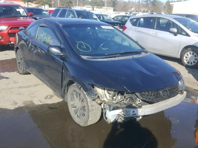 2HGFG11989H516254 - 2009 HONDA CIVIC EXL BLACK photo 1