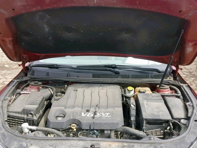 1G4GC5ED4BF135122 - 2011 BUICK LACROSSE C RED photo 7
