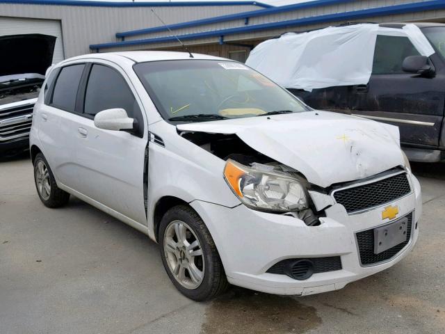 KL1TD6DEXBB124575 - 2011 CHEVROLET AVEO LS WHITE photo 1