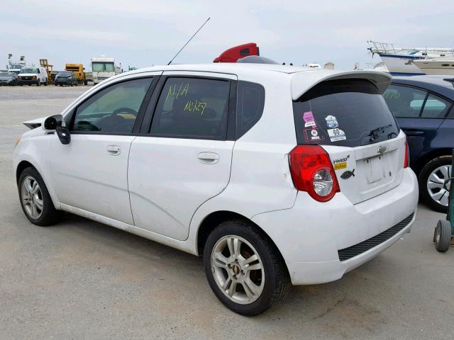 KL1TD6DEXBB124575 - 2011 CHEVROLET AVEO LS WHITE photo 3