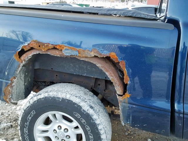 1B7HG38N22S579693 - 2002 DODGE DAKOTA QUA BLUE photo 9