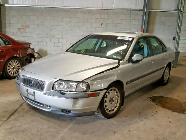 YV1TS97D9X1051192 - 1999 VOLVO S80 SILVER photo 2