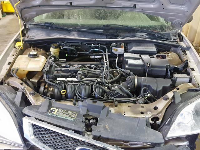 1FAFP34N26W135330 - 2006 FORD FOCUS ZX4 GOLD photo 7