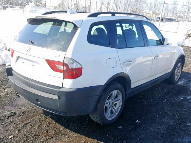 WBXPA93464WD00021 - 2004 BMW X3 3.0I WHITE photo 4