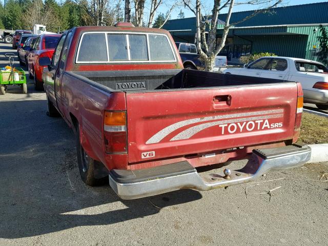 JT4VN93G2R5039872 - 1994 TOYOTA PICKUP 1/2 RED photo 3