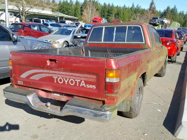 JT4VN93G2R5039872 - 1994 TOYOTA PICKUP 1/2 RED photo 4