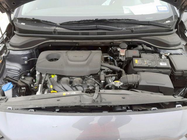 3KPC24A34KE052197 - 2019 HYUNDAI ACCENT SE GRAY photo 7