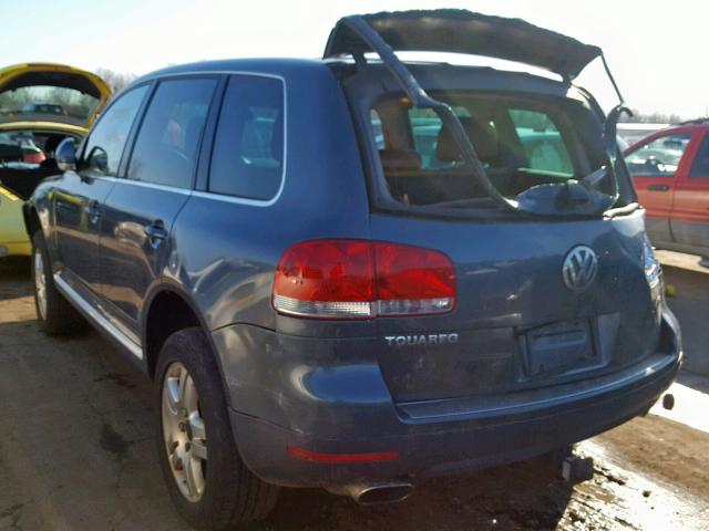 WVGEM77L94D062705 - 2004 VOLKSWAGEN TOUAREG 4. GRAY photo 3