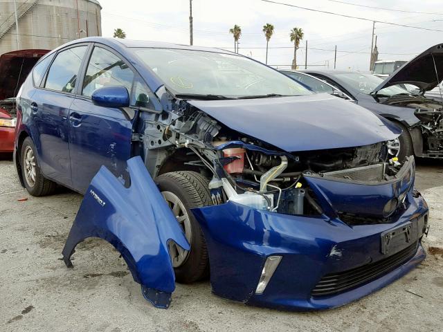 JTDZN3EU7C3068028 - 2012 TOYOTA PRIUS V BLUE photo 1