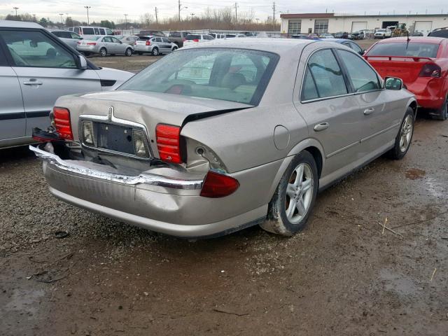 1LNHM86S7YY793367 - 2000 LINCOLN LS TAN photo 4