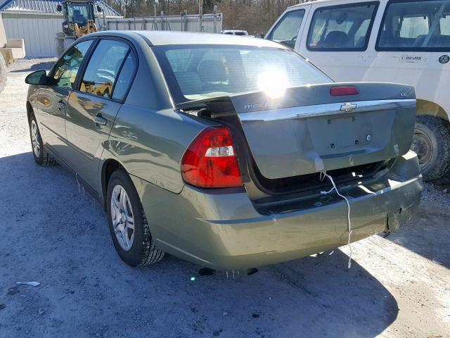 1G1ZS51F36F241941 - 2006 CHEVROLET MALIBU LS GREEN photo 3