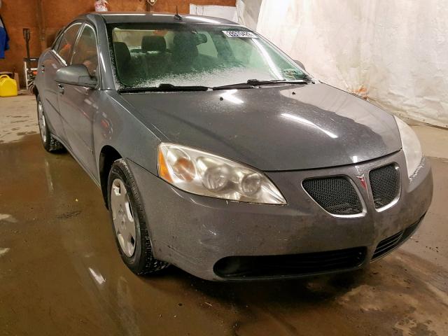 1G2ZF57B584115759 - 2008 PONTIAC G6 VALUE L GRAY photo 1