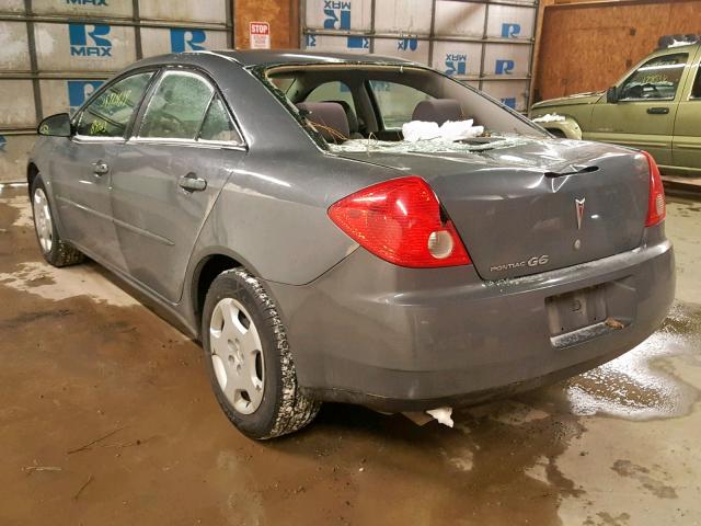 1G2ZF57B584115759 - 2008 PONTIAC G6 VALUE L GRAY photo 3