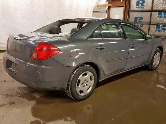 1G2ZF57B584115759 - 2008 PONTIAC G6 VALUE L GRAY photo 4