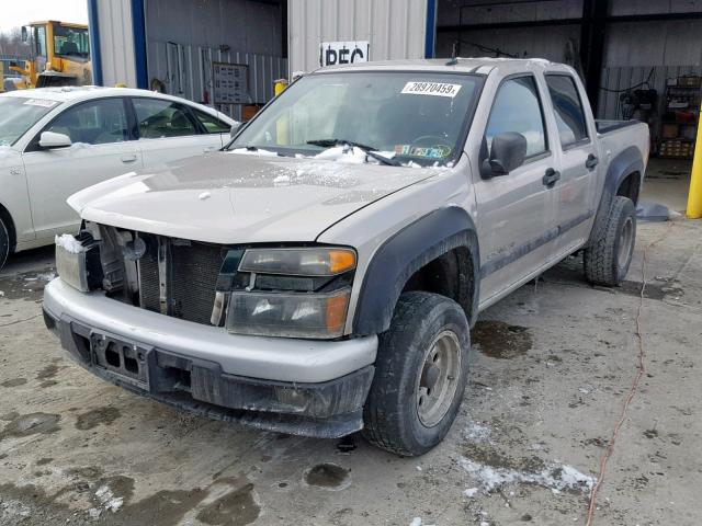 1GTDT136348129548 - 2004 GMC CANYON SILVER photo 2