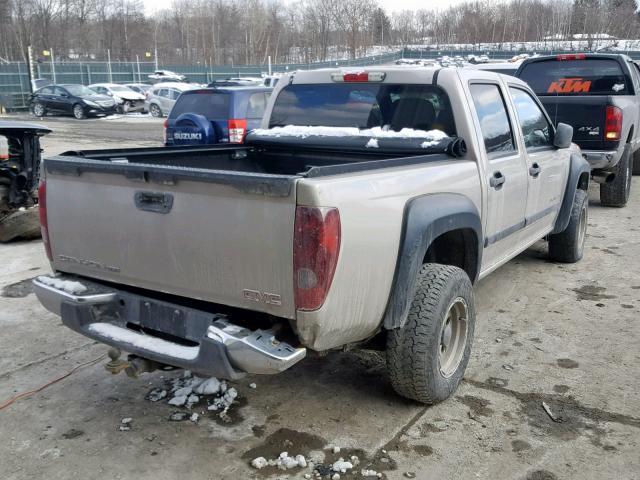 1GTDT136348129548 - 2004 GMC CANYON SILVER photo 4