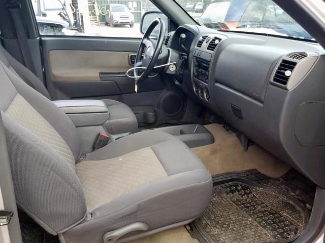 1GTDT136348129548 - 2004 GMC CANYON SILVER photo 5